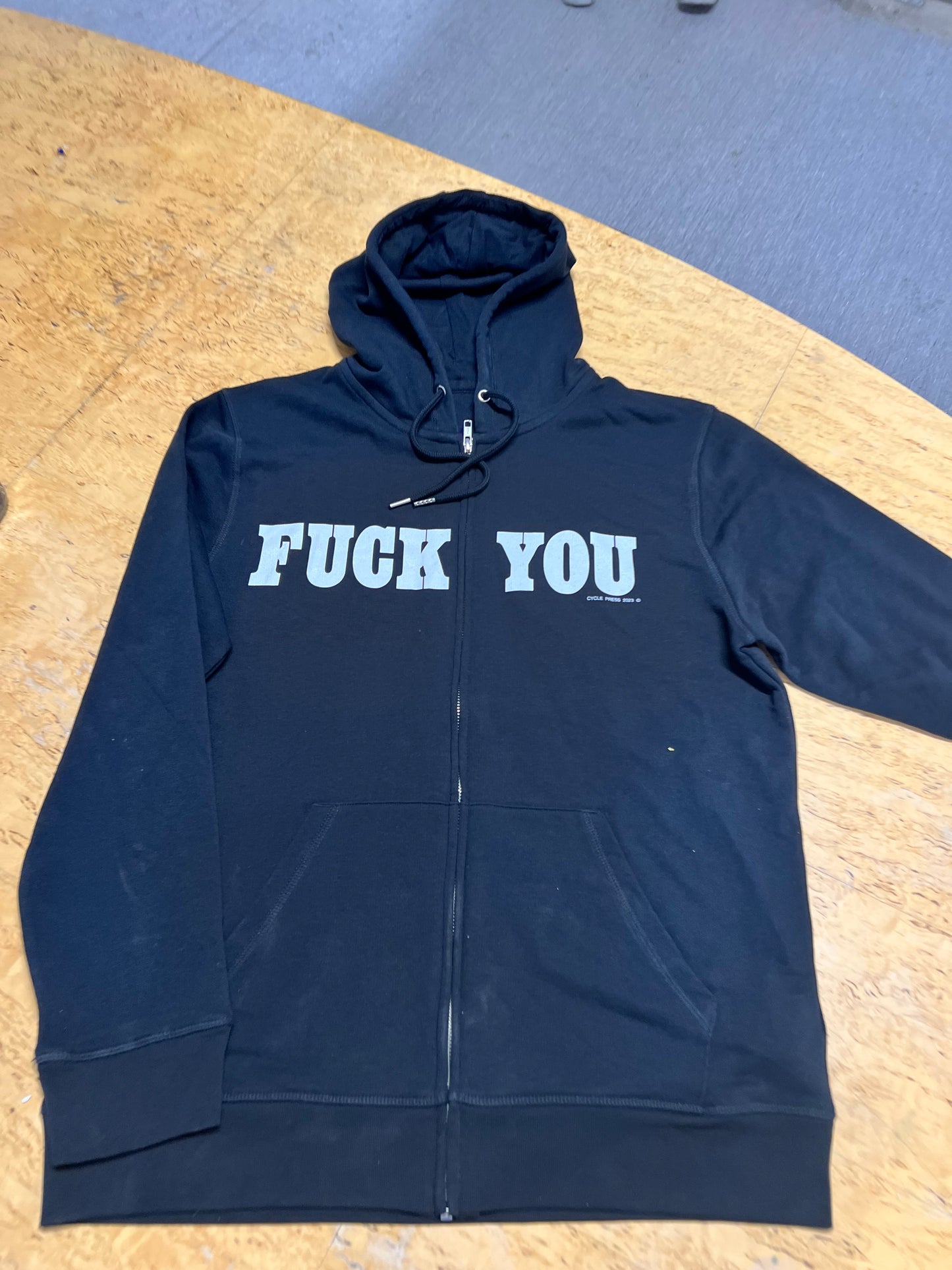 FUCK YOU ZIP-HOODIE